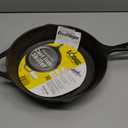 Lodge 10.25 Inch Cast Iron Skillet  Pre-Seasoned Frying Pan with Teardrop Handle  Oven, Stovetop, Grill & Campfire Use  Made in USA  Durable, Non-Toxic, Even-Heating Cookware  Black