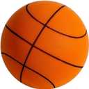 Silent Basketball, 2025 Upgrade Dribble Dream Silent Basketball The Handleshh Silent Basketball Dribbling Indoor, Foam Basketball Indoor Training Quiet Ball Gift for Youth (NO.7, Orange)