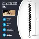 1-1/2" x 24" Auger Drill Bit for Wood, Hex Shank Tri Flute Ship Auger Long Drill Bit for Soft and Hard Wood,Tree Stump,Plastic,Drywall and Composite Materials