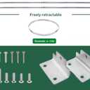 Roof Bracket Support Kit, Suitable for All Chimney Pipes with A Diameter of 6-14 Inches, with Wind and Snow Stability, Including All Installation Accessories