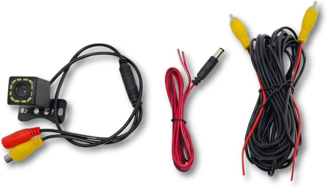 Backup Camera for Car  170 Wide Angle Rear View Camera with 12 LED Night Vision, Waterproof Reversing Camera for Cars Trucks SUVs, Universal Back Up Camera Kit for Vehicles, Easy Install