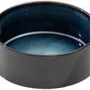 Havniva Ceramic 7.3inch Dog Bowl, Food and Water Bowl for Medium Breed Dog, Pet Feeder for Replacement (Single Bowl, Starry Sky)