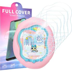 6-PCS Screen Protectors Compatible with Tamagotchi Uni, Soft TPU Full Coverage Screen Cover Anti-Scratch Clear Film