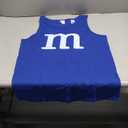 Letter M Funny Group Halloween Team Easy Lazy Costume Tank Top, Size M