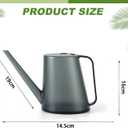 0.5 Gallon Watering Can for Indoor & Outdoor Plants Small Watering Can with Long Spout for Precise Watering Ideal for Bonsai, Flowers, Gardening & Greenhouses Strong Durable Build