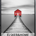 ELSKER&HOME 22.375 x 34 Poster Frame, Black Picture Frame for Horizontal or Vertical Wall Mounting, Sturdy and Scratch-proof