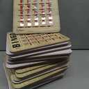 Regal Bingo Bulk Bingo Cards with Sliding Windows - Reusable Bingo Game Cards for Adults Large Group - 20 Pack, Woodgrain
