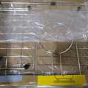 Sink Bottom Grid 24-1/8" x 12-5/8", Centered Drain with Corner Radius 1-1/2", Sink Protector for Single Bowl Kitchen Sinks