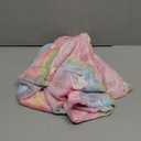 TEHALK Personalized Unicorn Blanket for Girls, Glow in The Dark, Kids Throw Blanket, 30"x40", Pink