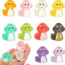 Homico Luminous Mini Snakes 10 Colors Mini Resin Animals Cute Fake Snakes for Dollhouse Fairy Garden Micro Moss Landscape Aquarium Potted Plant Decor