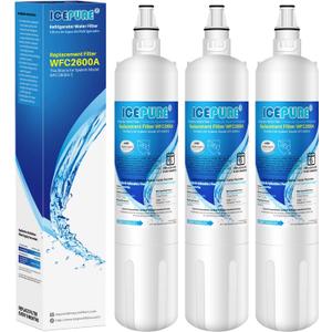 ICEPURE 4204490 Replacement For Sub Zero, Sub-Zero 4204490, 4290510 Refrigerator Water Filter, 3 Pack