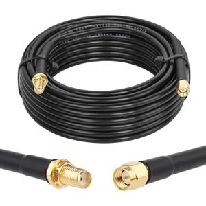 XRDS -RF SMA Cable, SMA Male to SMA Female Cables 20 FT RG58 SMA Extension Cable for SDR Equipment Antenna Ham Radio,3G 4G LTE Antenna,ADS-B,GPS and etc