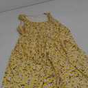 WIHOLL Women's Summer Dress 2025 A-Line Sleeveless Casual Sundress with Pockets Floral/Solid Size M