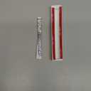 A&S Mezuzot Modern Concrete Mezuzah Case with Scroll, Easy Peel and Stick Mezuza (White+ Engraved Shin, 6 Inches)
