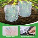 Acostop 4 Pcs 4.6x6ft Insect Bird Garden Netting for Protecting Plant