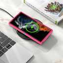 Designed for Samsung Galaxy S23 Ultra Case,Magnetic,Drop Protection Heavy Duty,Compatible with MagSafe,Dustproof,No Fading, No Yellowing,for Men Women, Rose Blue