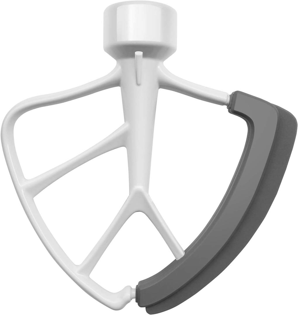 4.5-5 Quart Flex Edge Beater for Tilt-Head Stand Mixers White (4.5-5 Quart)