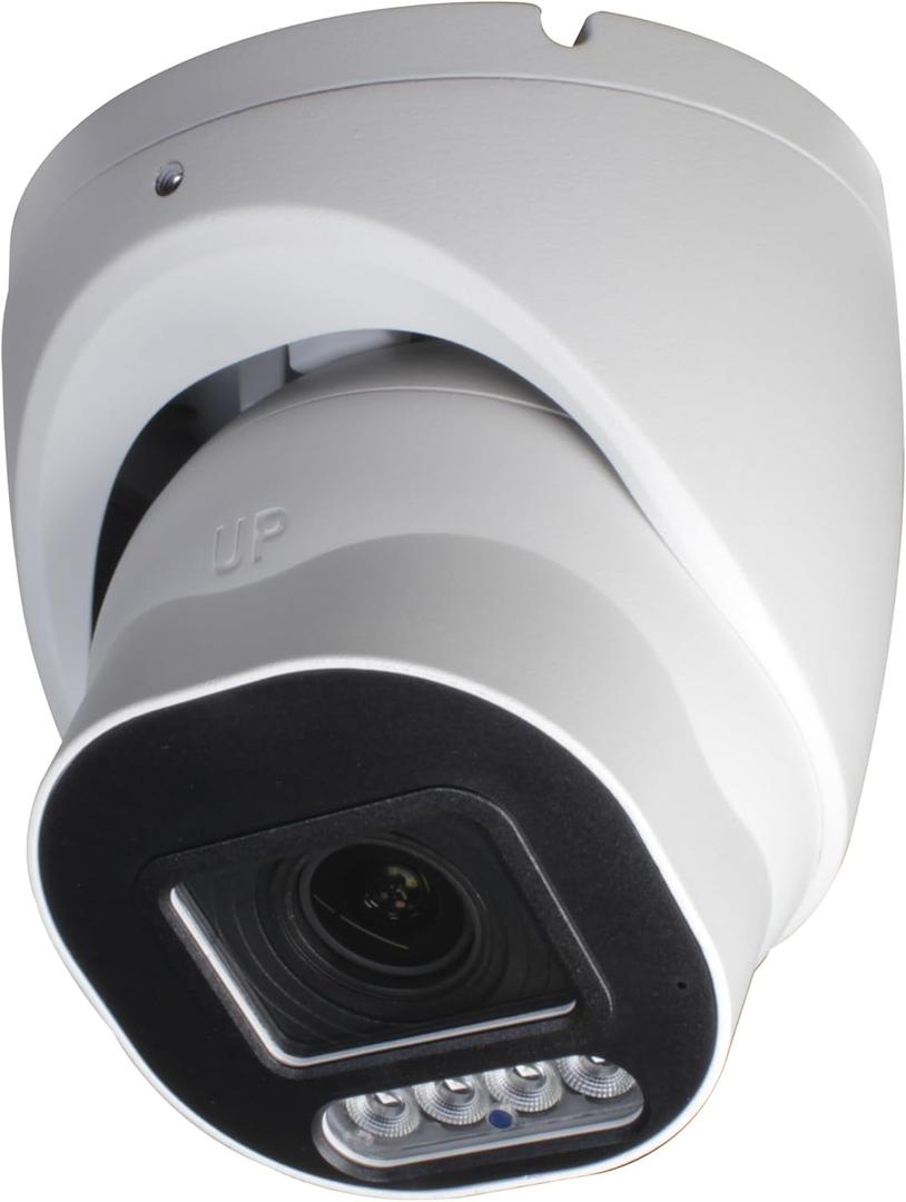 Sinis 5MP PoE IP Security Camera, 5X Optical Zoom for Outdoor Usage, 2.7mm-13.5mm Motorized Lens, 110 Degree Wide View, IR Night Vision, Build in Mic, Wired Only Work with NVR, SINIS-MIP4023IR-W
