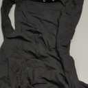 Women's One Shoulder Metal Ring Mini Dresses Sexy Flared Long Sleeve Slim Fit Bodycon Club Party Y2K Fall Dresses (Medium, Black)