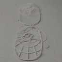 Hat Washer Cage Hat Cleaner for Baseball Caps Fit for Adults and Kids Hats, White
