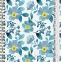 2026 Planner, Weekly and Monthly Academic Planner Calendar (JAN.2026 - DEC.2026), Planning Agenda Book, for Office Desk Accessories and School Supplies, A5(6.3" x 8.5") (Blue Blossoms)