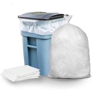 Plasticplace - W33LDC1 33 Gallon Trash Bags  1.2 Mil  Clear Heavy Duty Garbage Can Liners  33" x 39" (100 Count)