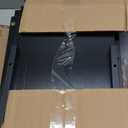 Snughome Desk Shelf, 44.9" Large Desktop Organizer Shelf, Desk Hutch for Monitor, 4 Tier Display Rack, Wooden Desktop Bookshelf Storage Rack for Home Office Dorm (Black)