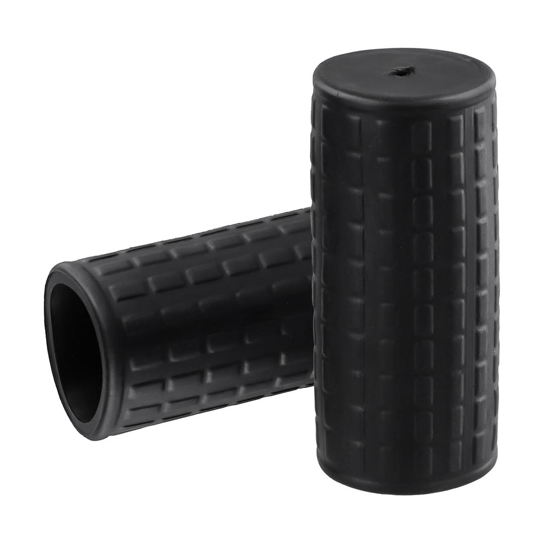 Rubber Handles for Wheelbarrow, 8-42mm Inner Diameter Wheelbarrow Handles Fit Most Wheelbarrows/Garden Cart, Non Slip & Shock Absorbing Handle Grips Replacement(122 x 40mm)