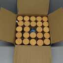 EDELHAUS Square Spice Jars with Bamboo Wooden Lid (Pack of 24) Spice Jars with Shaker Insert and 240 Labels - Bamboo Lid Glass Container for Spice Organisation [4.3 in  1.8 in]