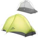 Naturehike Star Trail Ultralight Backpacking Tent, 2.3lb One Person Tent, 2.76 lb 2 Person Tents for Camping