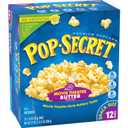 Pop Secret Microwave Popcorn, Movie Theater Butter Flavor, 1.75 Oz Snack Bags, (Pack of 12) (EXP 01/17/27)