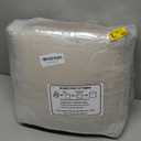 Asuprui Round Ottoman Pouf Ottoman Foot Stool Seat Faux Fur Bean Bag Foot Rest Floor Chair Leg Rest for Living Room, Bedroom or Wedding Gifts 20x20x14 Inches (Coffee)