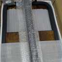 GOYLSER C-Shaped Tables Small Swivel End Table, Height Adjustable Side Tables Living Room, Snack Couch Wooden Tv Trays for Eating On Couch, Rustic Brown