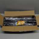 Wedding Sign Holder, 68”x31”x 20” Adjustable Black Welcome Sign Stand with Leather Sign Hanging Straps, Sign Rack,Heavy Duty Easel for Valentines Day, Wedding Seating Chart Stand