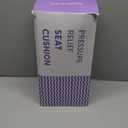 C CUSHION LAB Patented Pressure Relief Seat Cushion for Long Sitting Hours on Office/Home Chair, Car, Wheelchair - Extra-Dense Memory Foam for Hip, Tailbone, Coccyx, Sciatica - Light Grey (Gray)