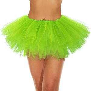 Women Tutu Skirt 5 Layers Tulle Girl Teens Fluffy Tutu Ballet Skirt Short Tulle Skirt Tutu for Women Adults Rave Costume