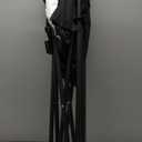 2 Pack Camp Chairs for Heavy People, Outdoor Folding Camping Chairs with Cup Holder & Cooler Bag for Outside Supports up to 300lbs (2 Pcs, Black)