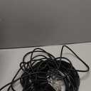 15 ft Outdoor Extension Cord Waterproof - 12 Gauge Heavy Duty Extension Cord - Lighted Outdoor Extension Cords - Watts Wire - 15' Grounded - extensiones electricas (Black)