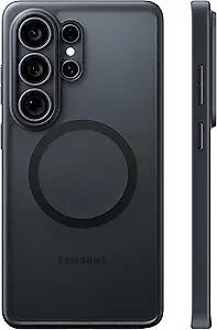TORRAS Shockproof Magnetic for Samsung Galaxy S26 Ultra Case, [Military Grade Protection] [Fit for MagSafe] Translucent Classic Grippy DIY Button for Samsung S26 Ultra Case Slim, Black