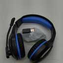 Fachixy FC-100 Wireless Gaming Headset for PS5, PS4, Switch - Gaming Headphones with Lossless Audio & 50Hrs Battery Life - Gamer Headset with Microphone for Mac, Laptop, Mobile (Blue)