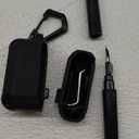 Maxjoy for AirPods Pro 3 Case (2025), Hard Shell Protective Cover Compatible with Airpods Pro 3rd Generation Cover Case with Keychain Cleaner Kit for Men Women, Black