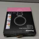 Auxmir 1X/30X Magnifying Mirror with Light, Double Sided Makeup Mirror with Adjustable 3 Color Light, 2000mAh Rechargeable Lighted Magnifying Mirrors with Tweezer, Foldable Travel Mirror with Rotation