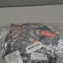 50 Feet D-Shape Rubber Weather Stripping Door Seal Strip, Fingwerk Self-Adhesive Backing Door Weatherstripping for Door Frame Insulation Large Gap, Easy Cut to Size with Tailor Scissors(Black)