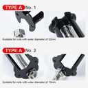 2Pcs Multifunctional Sink Wrench Faucet Too,7-in-1 Basin Faucet Wrench Set with FourJaw Hex&7 Size,Installation Plumbing Tool for Tight Spaces Under Sink,Plumbing Wrench for Kitchen&Bathroom Home