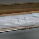 LazBlinds No Tools No Drill 1" Vinyl Mini Blinds, Cordless Blinds for Windows, Light Filtering Horizontal Window Blinds & Shades, 36" W x 64" H, White