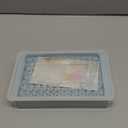 WIBIMEN Mini Ice Cube Trays, 0.55 Tiny Pebble Ice for Iced Coffee & Cocktails, Fast Chill, Easy Twist Release, Stackable with Lid & Storage Bin (2 Pack, Blue)