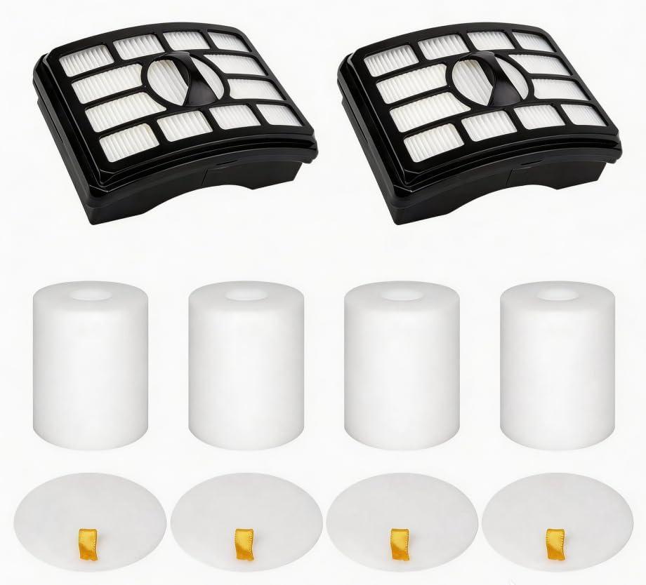2 + 4 Pack Vacuum Filters Replacement Compatible for Shark Rotator Pro Lift-Away NV500, NV501, NV502, NV503, NV505, NV510, NV520, NV552, UV560, NV642, ZU780, ZU782, ZU785, Part Xff500 Xhf500
