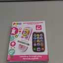 JOYIN Baby Learning Phone and Remote Toy for Toddler, Pink Smartphone Toys with Music for Infants, Kids, Holiday Stocking Stuffers, Birthday Gift for Girls