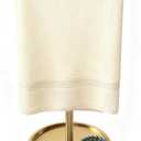 STWWO Hand Towel Holder Stand, T-Shape Countertop Hand Towel Stand for Bathroom Kitchen, Adjustable Hand Towel Holder, Gold
