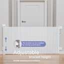 Retractable Baby Gates No Drilling, PRObebi Retractable Dog Gate for the House Extends to 54" Wide 33" Tall, Gates for Baby Indoor, Stair Gate for Outdoor, Staris, Hallways, Doorways, Deck, Porch